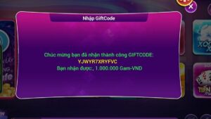 Các loại giftcode tại công game X8club